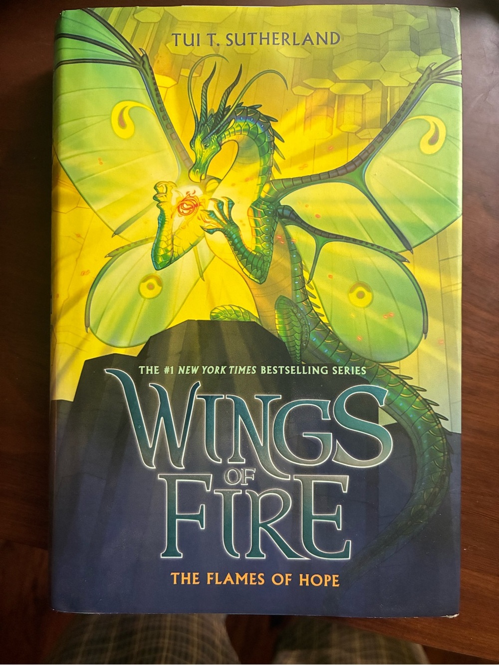 Wings of Fire: The Flames of Hope — Green Dragon Hardcover